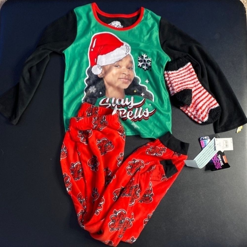 Nickelodeon Green and Red Kids Pajama Set